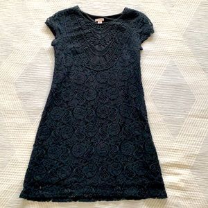 Knit Black Dress